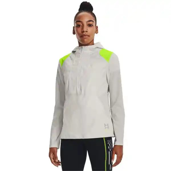 Under Armour Chaquetas Run Anywhere Mujer Gris T LG 1376815-006