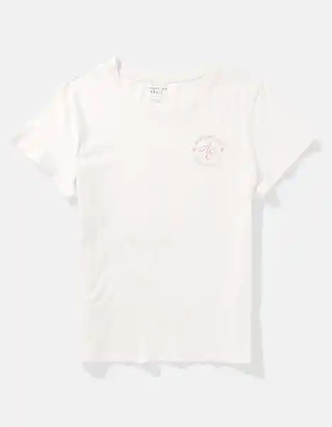 Camiseta Mujer Blanco Talla X-Small American Eagle 03009462