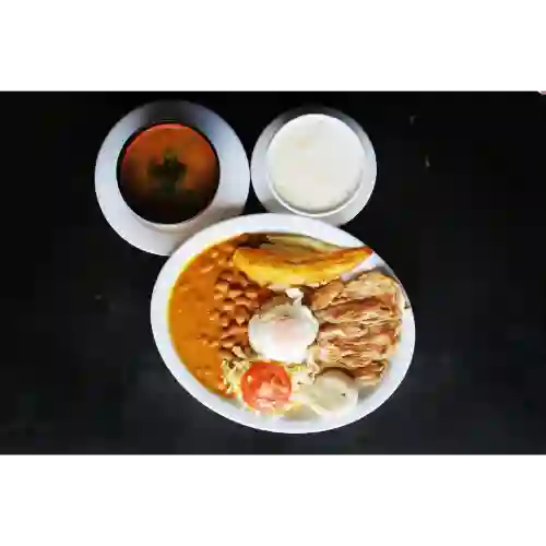 Bandeja con Carne Elegida