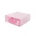 Organizador de Plástico Apilable Serie Unicornio L Rosa Miniso