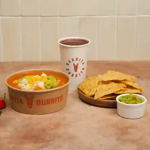 Combo Sopa Mexicana Vegetariana