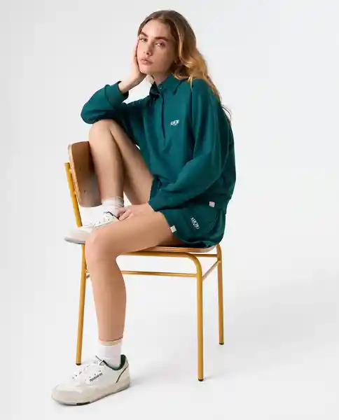 Short Mujer Verde Talla 8 652G001_VER195220