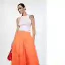 Falda Milane Mandarina Talla Xs Mujer Mango