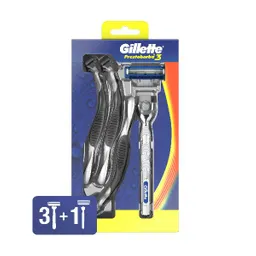Gillette Máquina de Afeitar Desechable X 3 + Máquina Recargable
