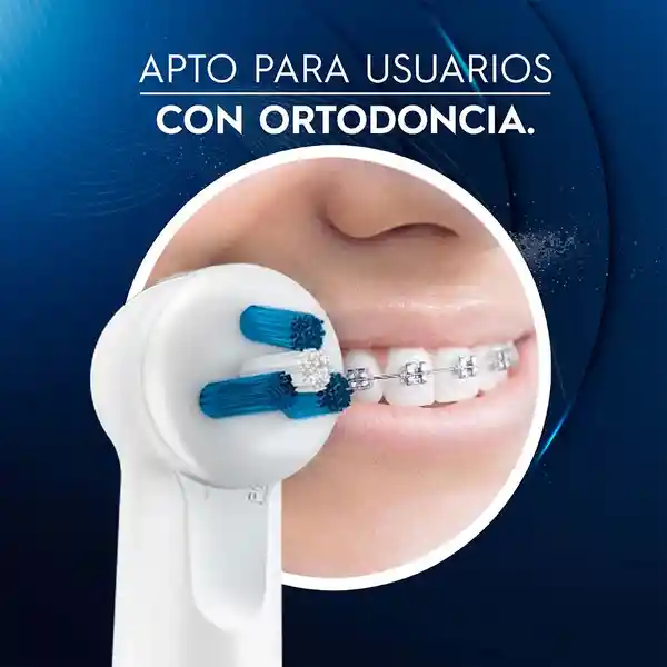 Oral-B Orthodontic Clean Cabezal Redondo de Repuesto para Cepillo Eléctrico 2 Unidades