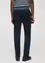 Pantalón Borne Navy Talla 38 Hombre Mango