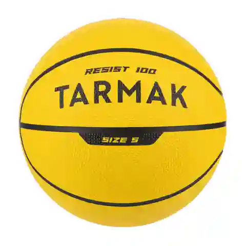 Tarmak Balón de Baloncesto Amarillo Talla 5 R100
