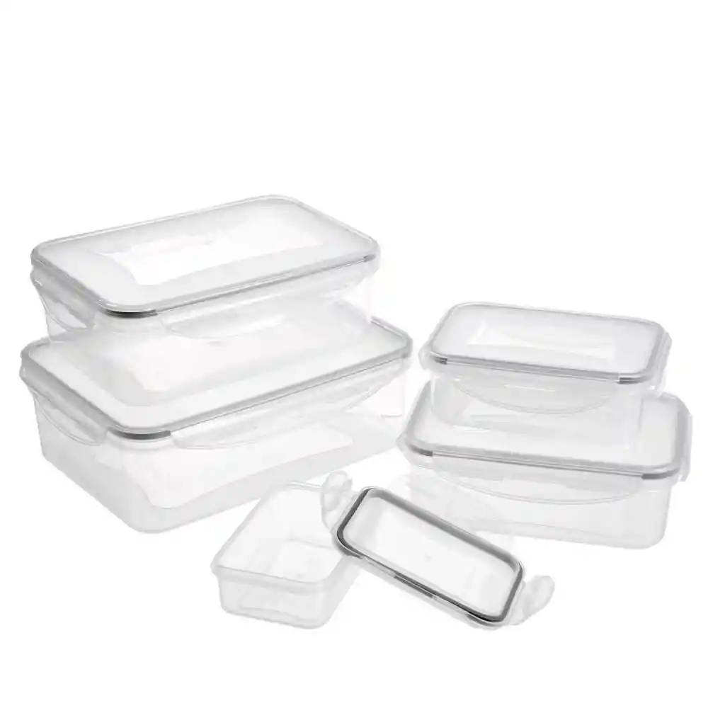 Finlandek Set Recipiente de Plástico Basic Esencial Tapa MB - 04