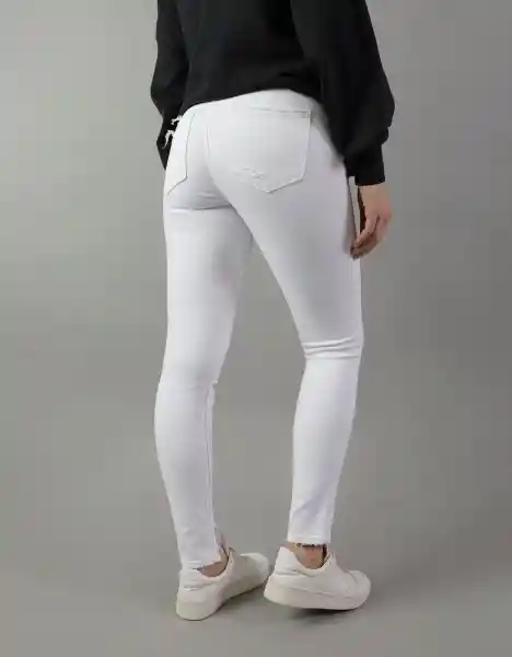 Jean Short Curvy Jegging Mujer Blanco Talla 6 American Eagle