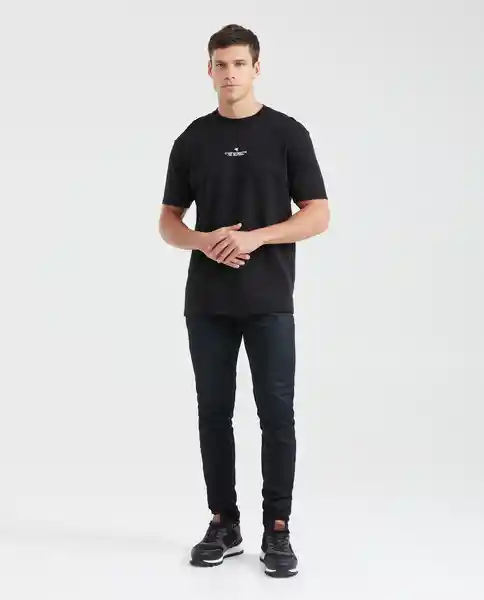 Camiseta Duck Graphic Negro Sombrío Ultra Oscuro T M Chevignon