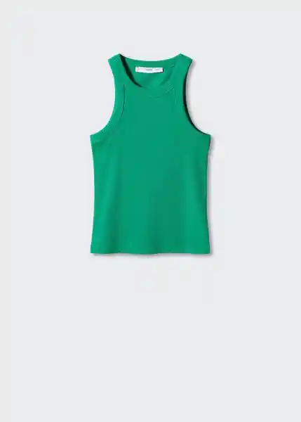 Top Boni Verde Talla M Mujer Mango