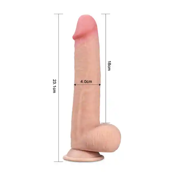 8 Sliding Skin Dual Layer Dong Flesh