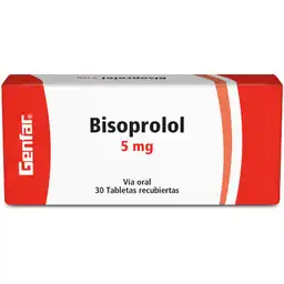 Bisoprolol 5 Mg 30 Tabletas Gf M 17484