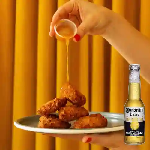 Combo Chicken Bites + Cerveza Coronita Bot. 210ml