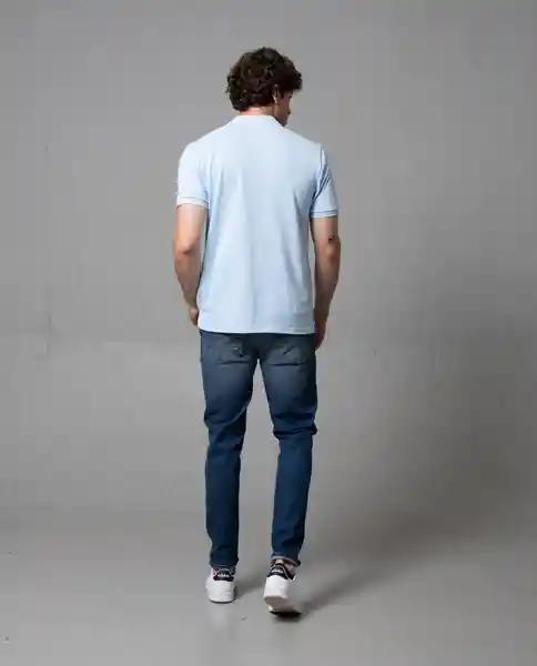 Camisa Tipo Polo Hombre Azul Talla L 190G010 Rifle