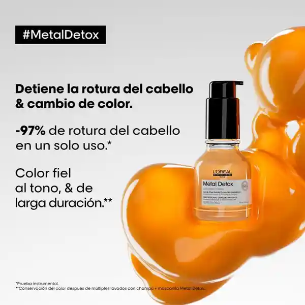 LOréal Professionnel Aceite Concentrado Metal Détox 50 mL