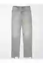 Jean Fashion Mujer Gris Talla 12 REGULAR American Eagle