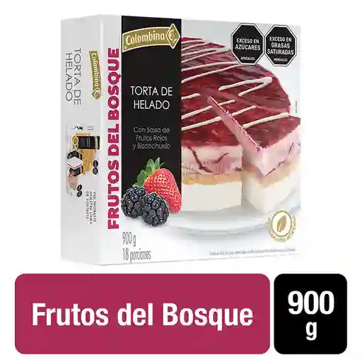 Colombina Torta Helada Sabor Frutos del Bosque