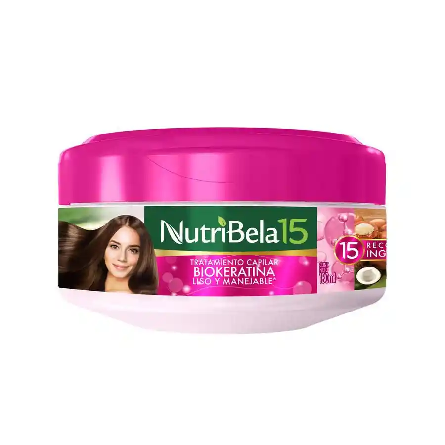 Tratamiento Nutribela Capilar Biokeratina (180 Ml)