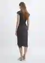 Vestido Anna Negro Talla S Mujer Mango