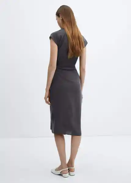 Vestido Anna Negro Talla S Mujer Mango