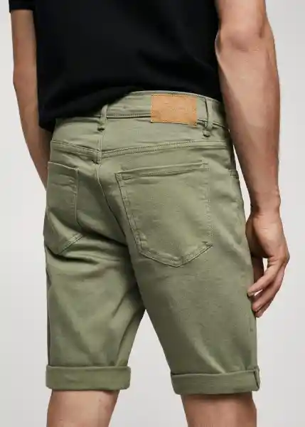 Bermuda Nepto Khaki Talla 36 Hombre Mango