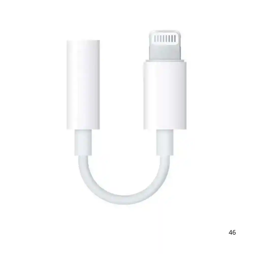 Adaptador de Audio Iphone Lightning To Headphone Jack Generico