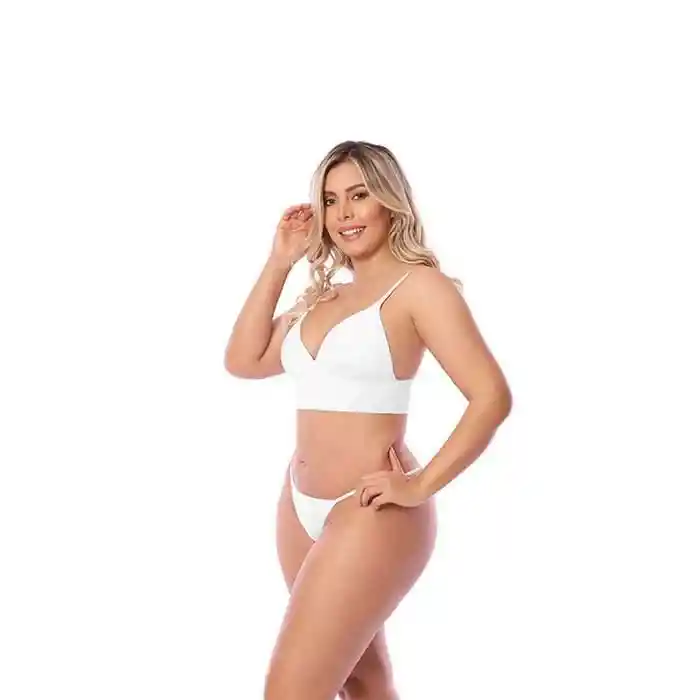 Brasier Tipo Top Mujer 36 - Blanco