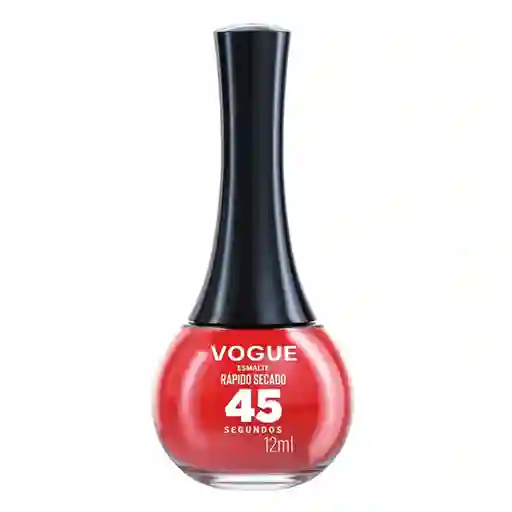 Esmalte Vogue Rapido Secado 45 Segundos Rojo Antojo