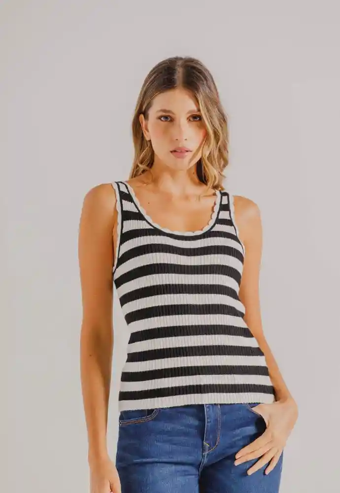 Tejido Cerrado Manga Sisa M-negro