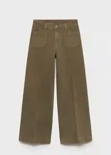 Jean Jessie Khaki Talla 40 Mujer Mango