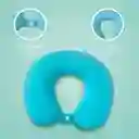 Almohada Viaje Cuello Espuma Viscoelástica Verde Miniso