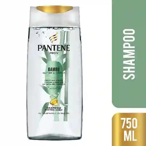 Pantene Shampoo Nutre & Crece Bambú con Pro-Vitaminas