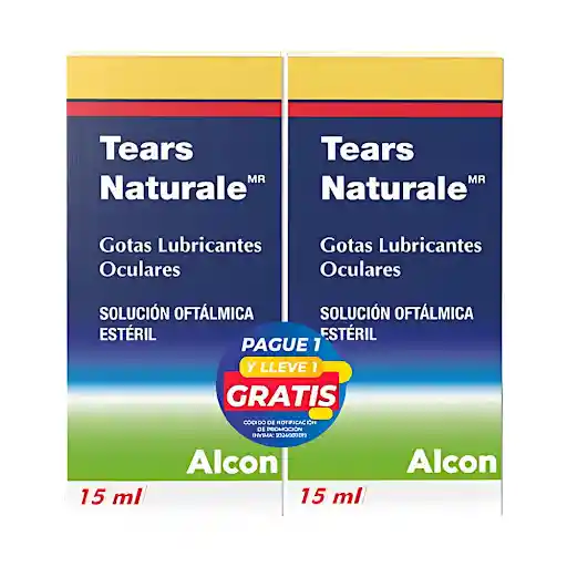Oferta Tears Naturale Alcon Pack 2x1 Solución Oftálmica