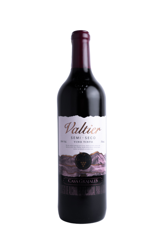 Casa Grajales Vino Tinto Semi Seco Valtier 750 ml
