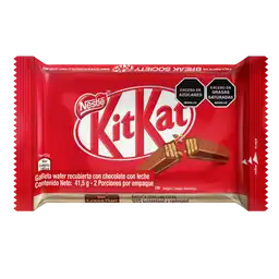 Galletas KITKAT recubiertas con chocolate con leche x 41,5g