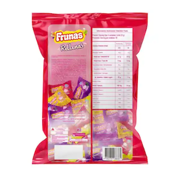 Frunas Caramelo Relleno de Chocolate Blanco Sabores Surtidos