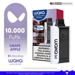 WAKA Vape SoPro 10.000 Grape Apple-50mg/g-STD 10.000 puff
