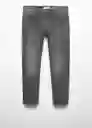 Jean Tom Tejano Gris Oscuro Talla 38 Hombre Mango