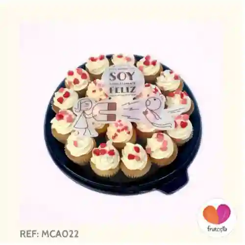 Minicupcake X20 Amor Ref Mca022