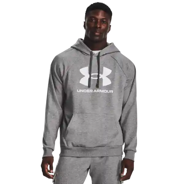 Under Armour Camiseta Rival Fleece Hd Hombre Gris XL 1379758-025