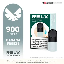 Relx Cápsula Pod Pro2 -1 Pod Banana Freeze 3% 900 Pf