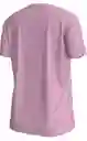 Nike Camiseta Manga Corta Mujer Rosado Talla M