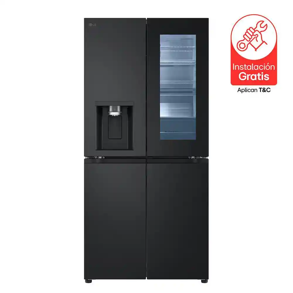 Nevecon Lg Tipo Europeo Instaview Gm57sxm.aepcclm Negro Mate