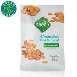 Taeq Almendras Tostadas con Sal Bajas en Sodio 