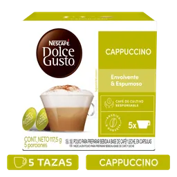 Cápsulas de café NESCAFÉ DOLCE GUSTO Cappuccino x 117,5g