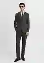 Pantalón Milan Verde Talla 46 Hombre Mango