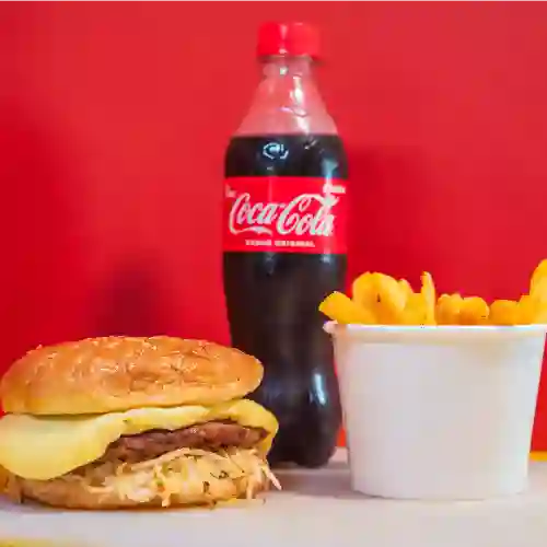 Combo Sencilla + Papas + Bebida