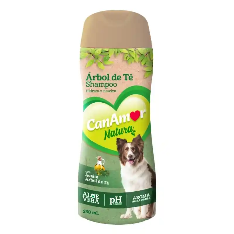 CanAmor Shampoo Árbol de Te para Perros y Gatos