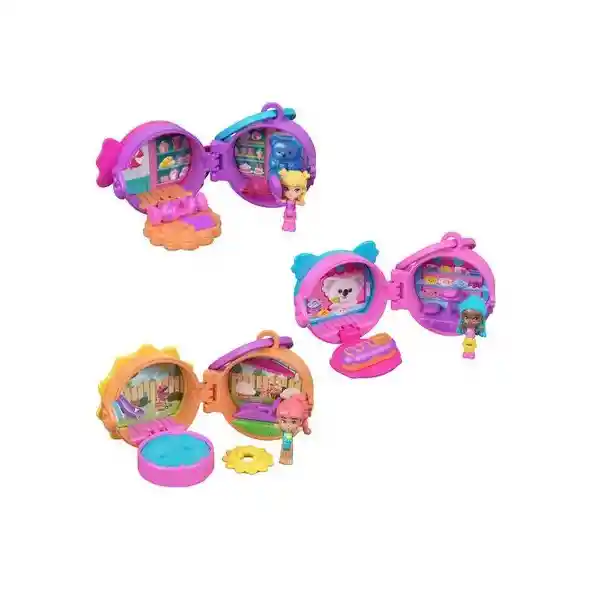 Polly Pocket Set de Juego Mini Compacto Sorpresa Para Niñas